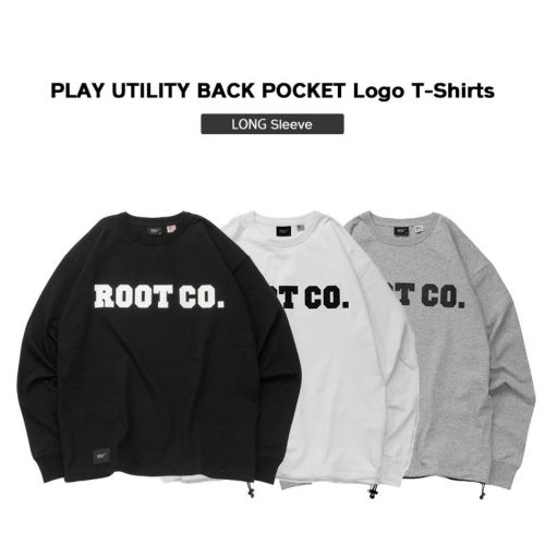 PLAY UTILITY BACKPOCKET LongSleeve LogoT-Shirts