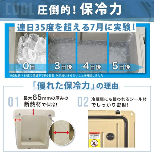 TOUGH GEAR 20QL（18.9L）クーラーボックス | オンライン